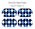 Petite Pretties - Autumn Argyle 12 - Pampered Pretties