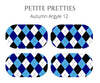 Petite Pretties - Autumn Argyle 12 - Pampered Pretties