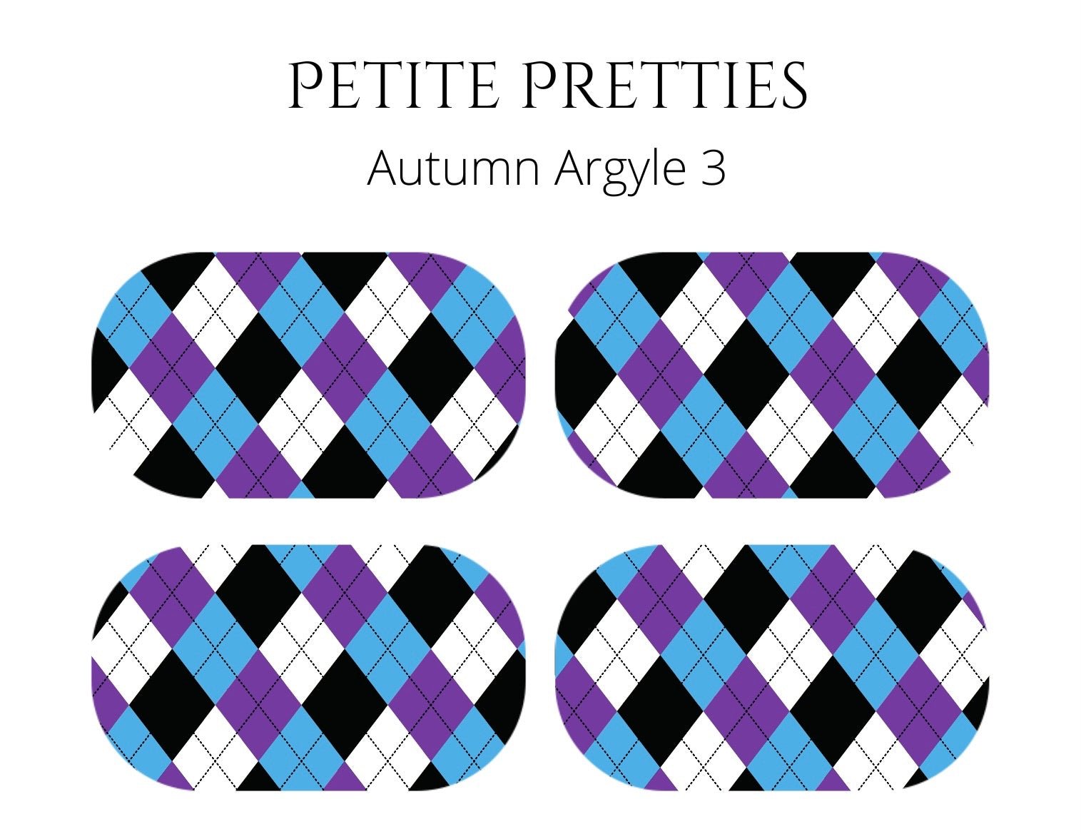 Petite Pretties - Autumn Argyle 3 - Pampered Pretties