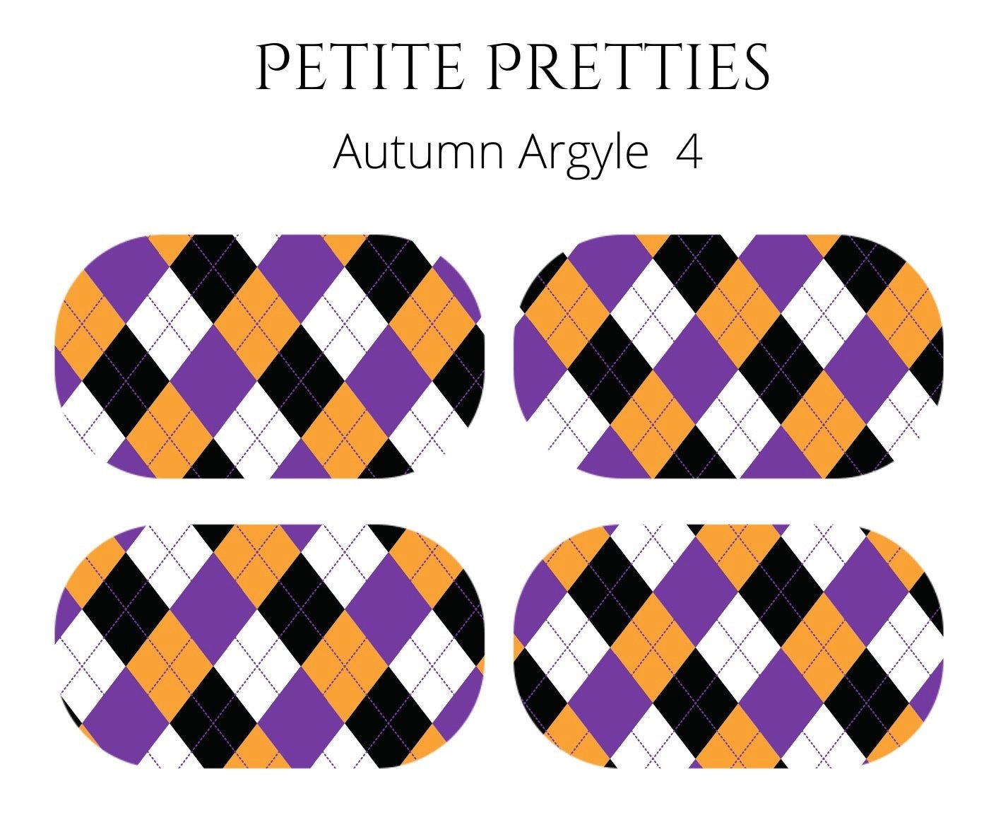 Petite Pretties - Autumn Argyle 4 - Pampered Pretties