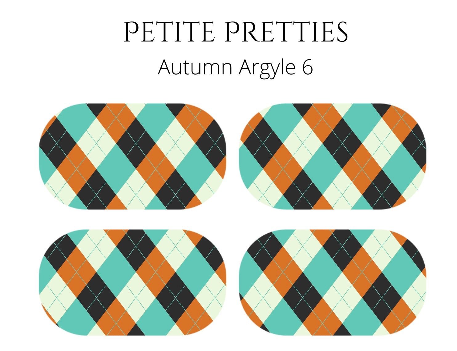 Petite Pretties - Autumn Argyle 6 - Pampered Pretties