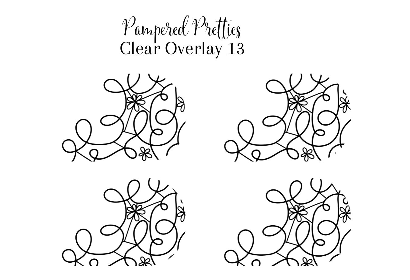 Petite Pretties - Clear Overlay 13 - Pampered Pretties