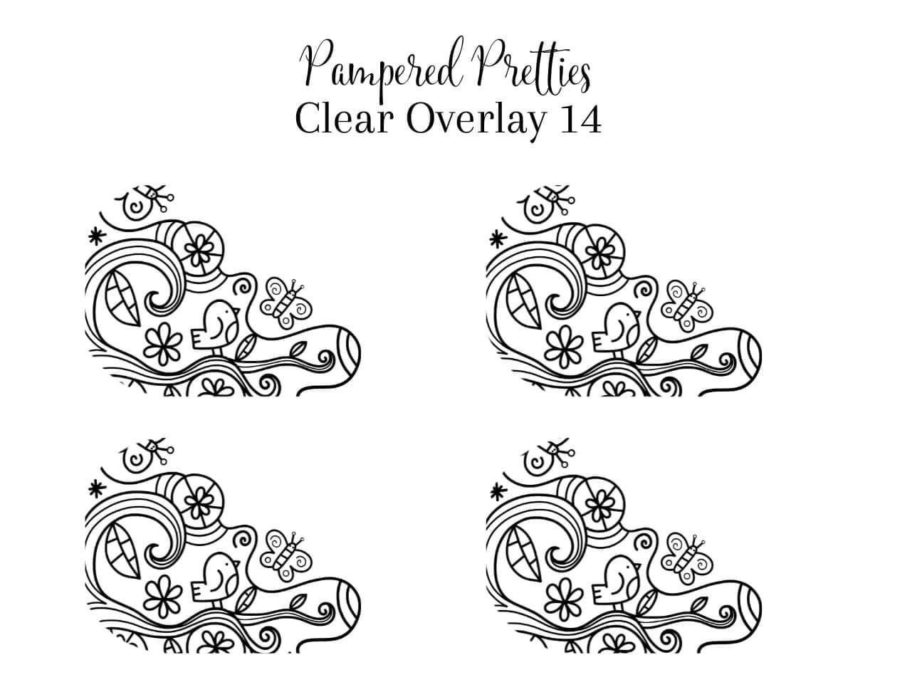 Petite Pretties - Clear Overlay 14 - Pampered Pretties