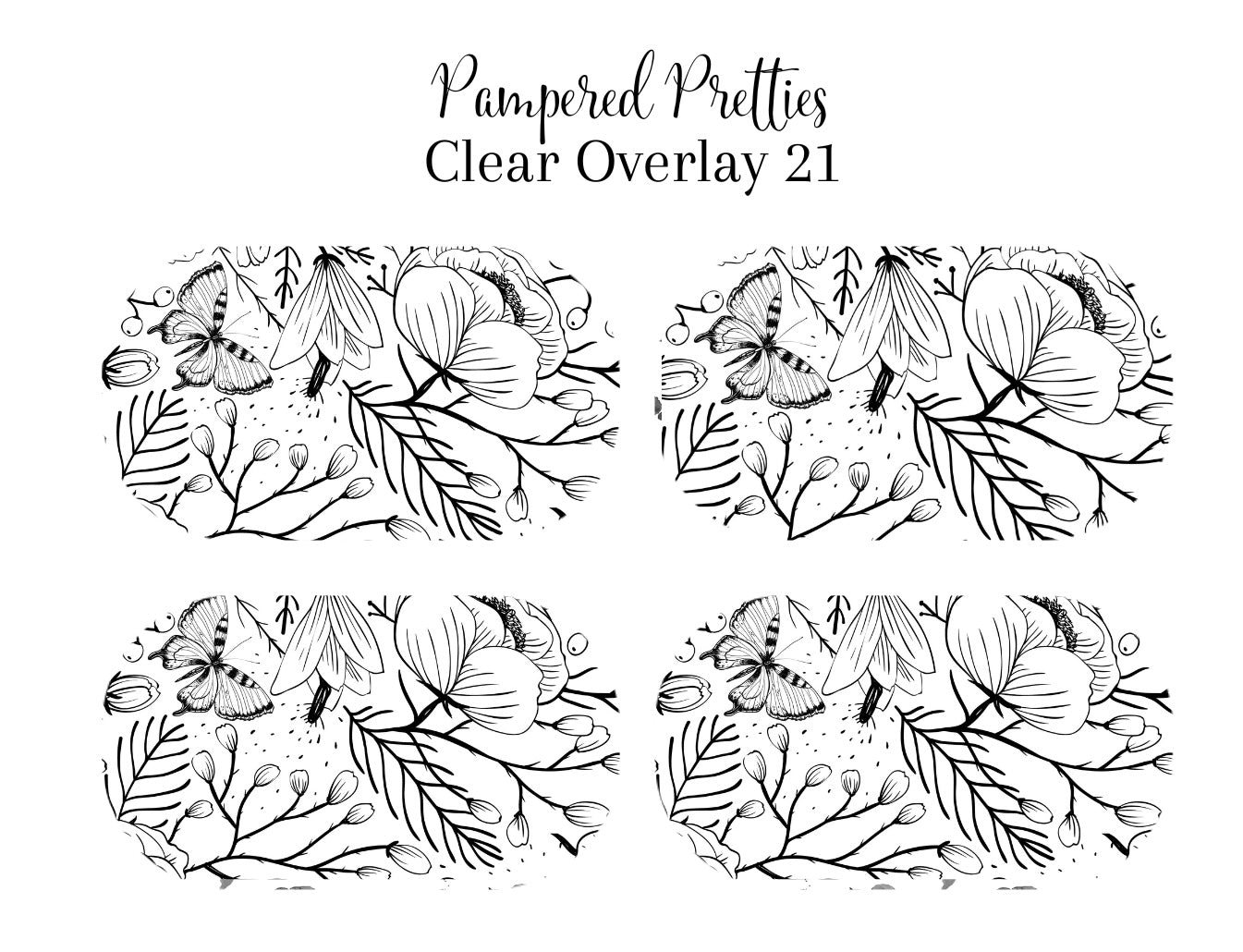 Petite Pretties - Clear Overlay 21 - Pampered Pretties