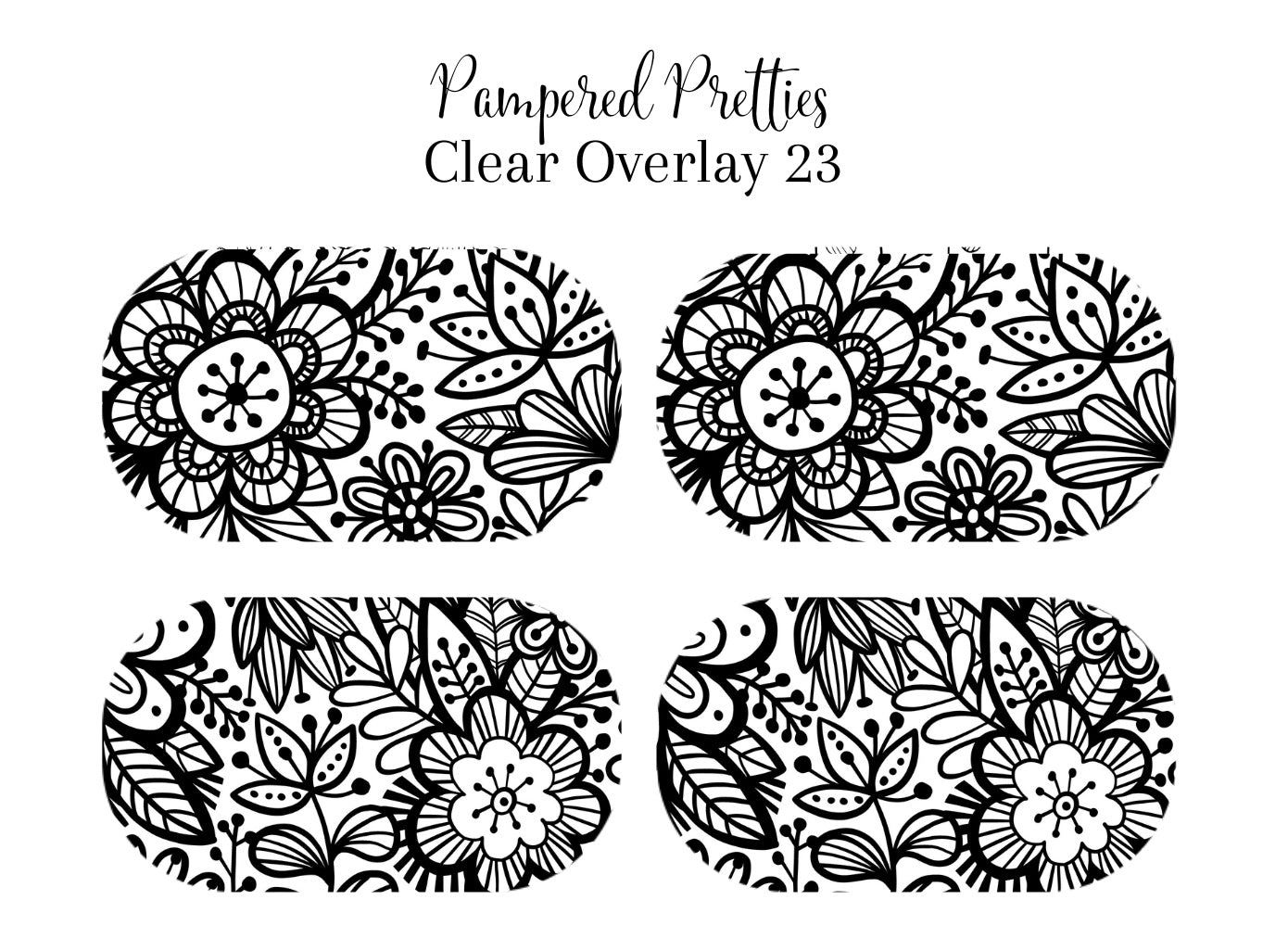 Petite Pretties - Clear Overlay 23 - Pampered Pretties