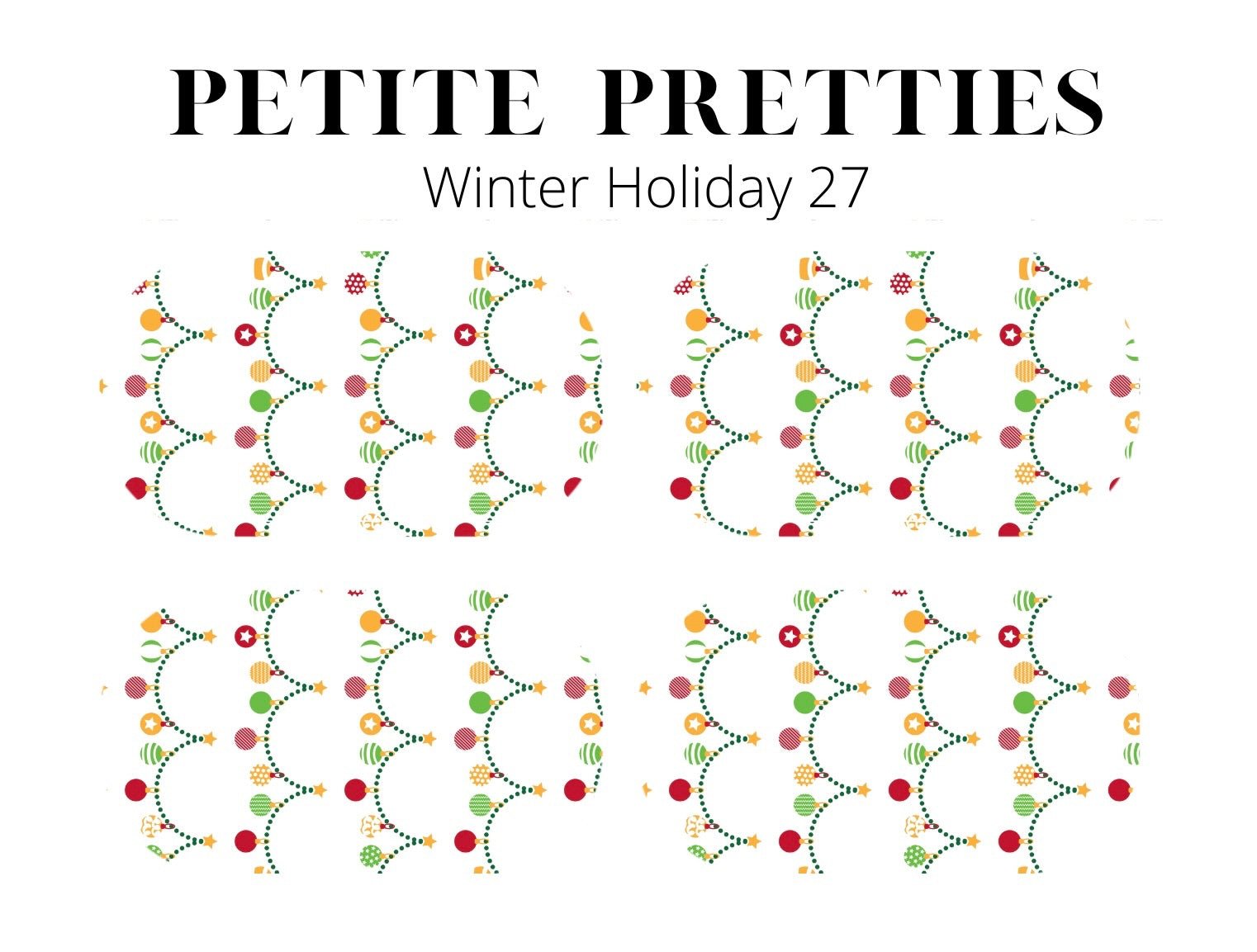 Petite Pretties - Winter Holiday 27 - Pampered Pretties