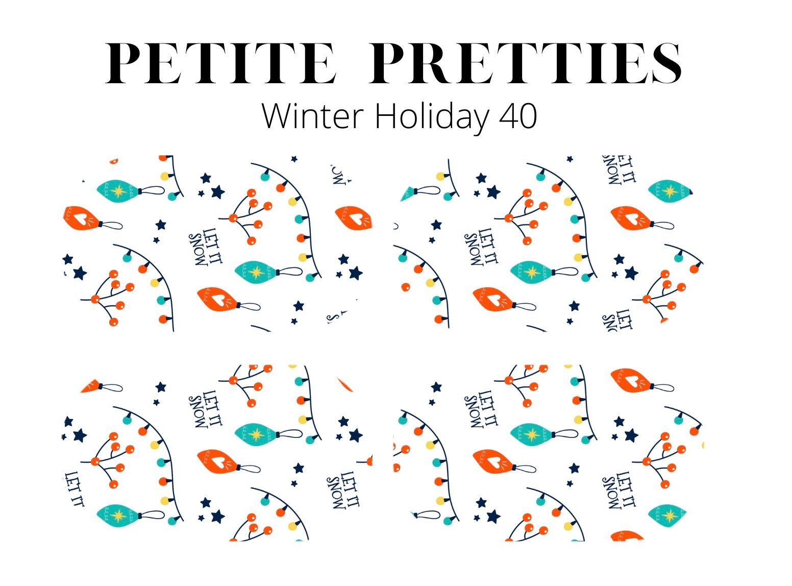 Petite Pretties - Winter Holiday 40 - Pampered Pretties