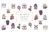 September VIP Decal Set - Pampered Pretties