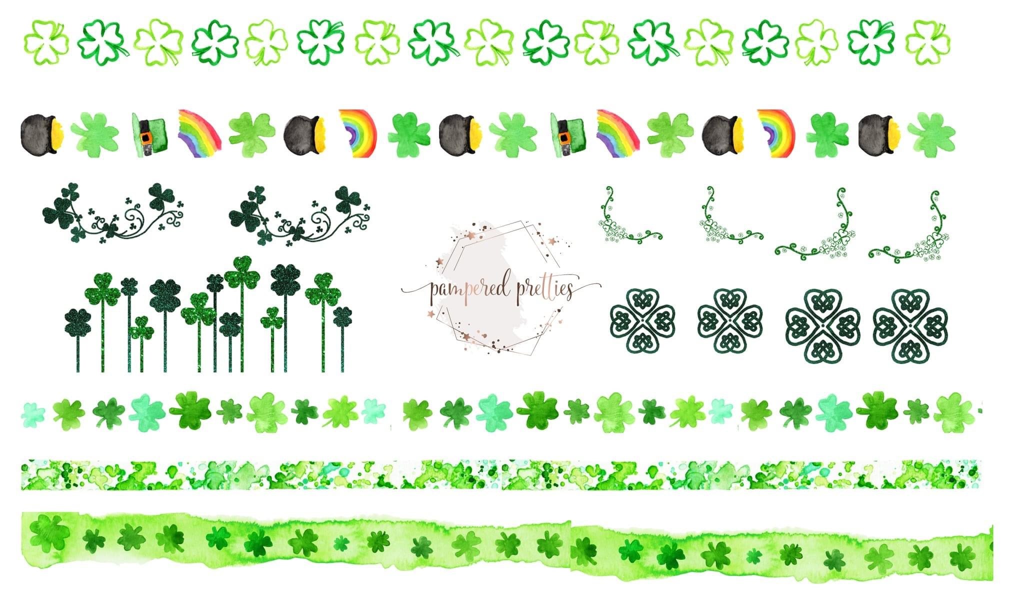 St Patty’s Day Strips - Pampered Pretties