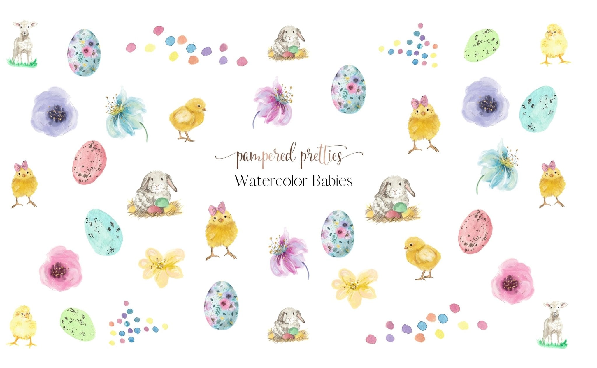 Watercolor Babies - Pampered Pretties