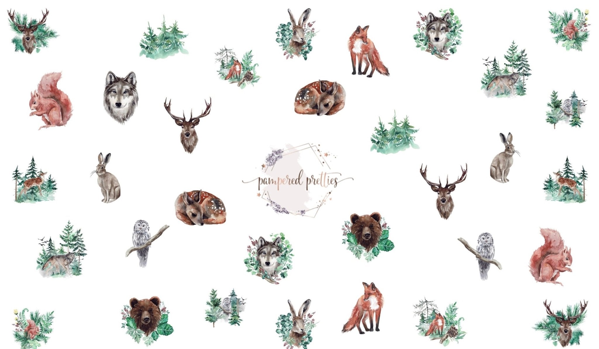 Woodland Animals - Pampered Pretties